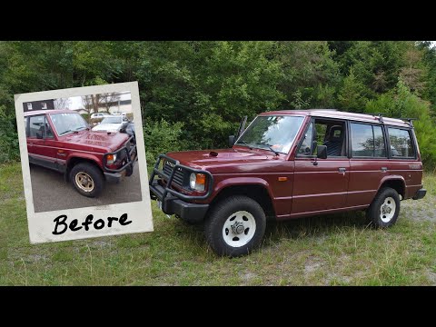 RESTORING AND MODIFYING A 30 YEAR OLD 4x4 | Mitsubishi Pajero / Montero Gen 1