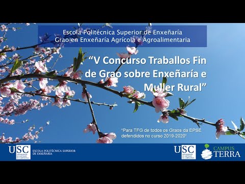 Vídeo: A entrega de premios do V Concurso Fin de Grao sobre Enxeñaría e Muller Rural (EPSE de Lugo, 12 d emarzo de 2021) inclúe o relatorio de María Isabel Fernández García sobre María Luisa  Pérez-Soba y Baró