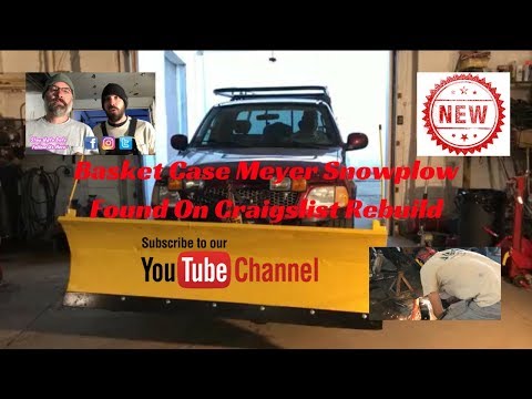 Basket Case Meyer Snowplow Found On Craigslist (Rebuild)