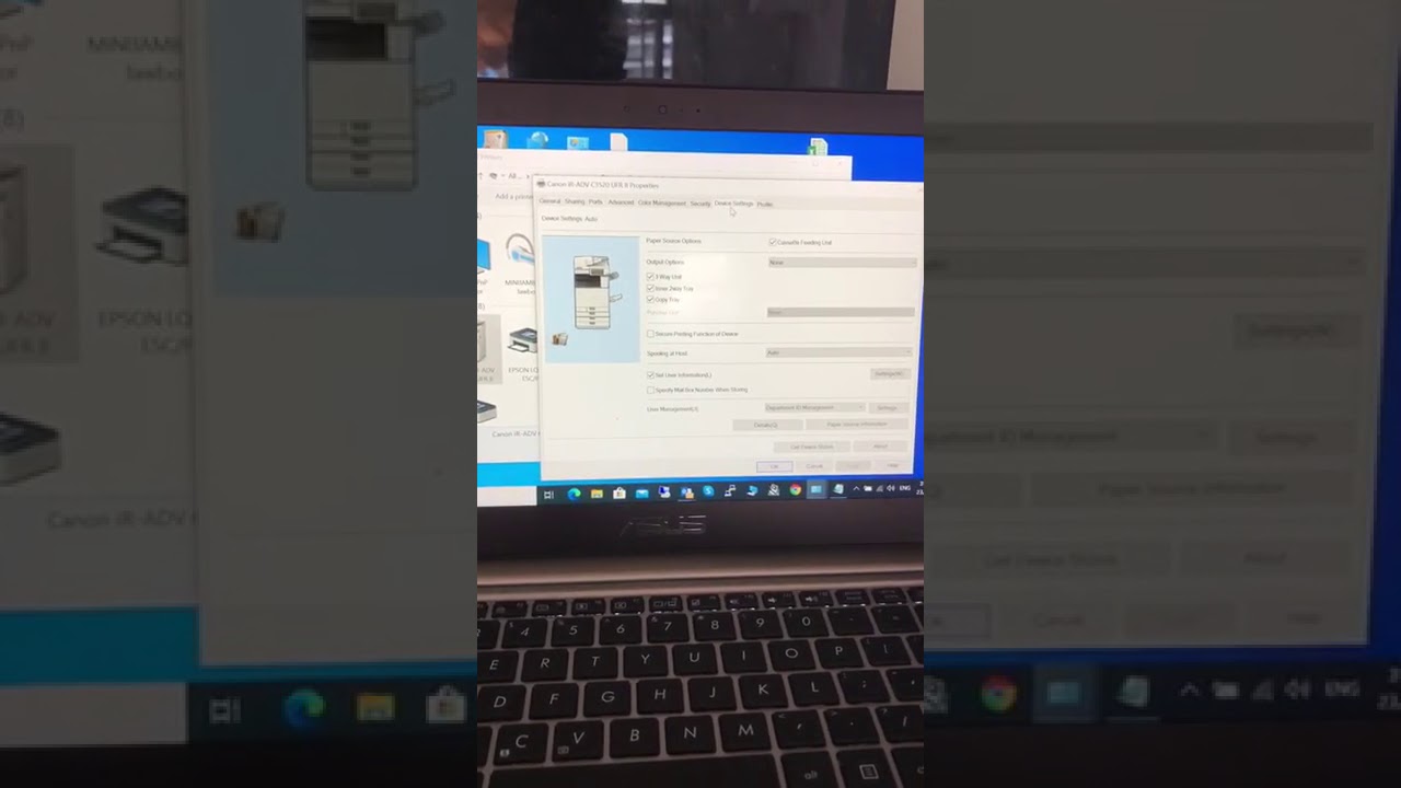 How to set PIN for printing