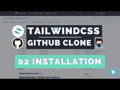 02 Tailwindcss Github clone tutoriel Installation