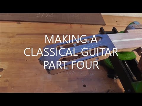Making a Classical Guitar. Part Four. @mbreyguitars1994
