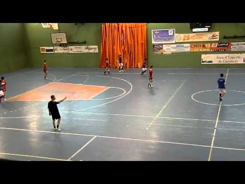 Grabación de unos minutos de la 1ª Parte COPA Tarragona - Lleida entre Laguna A - Nàstic 16042011