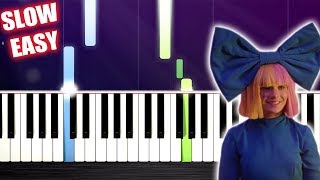 LSD - Thunderclouds ft. Sia, Diplo, Labrinth - SLOW EASY Piano Tutorial by PlutaX