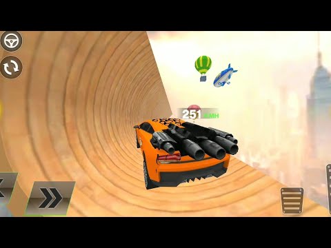 Formula Car Stunt 3D - Orange GT Turbo Car Unlocked - Android Gameplay