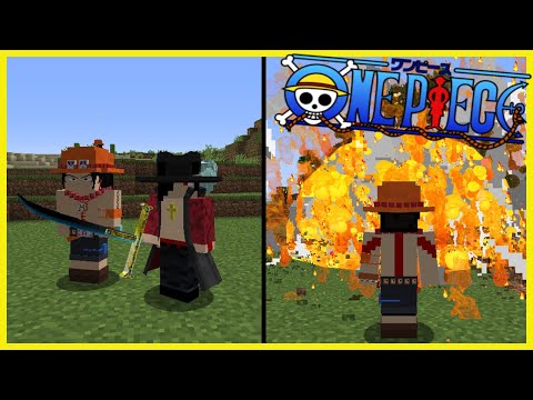 The True Gingershadow - NEW MERA MERA NO MI, DEVIL FRUIT SKILLS, OUTFITS & MORE! Minecraft Mine Piece Mod Review