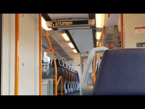 Losfahren in Würzburg Hbf im RE20 nach Nürnberg Hbf über Schweinfurt Hbf mit Begrüßung Ansage 😎✌️😎