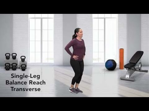 How to do a Single Leg Balance Reach Transverse