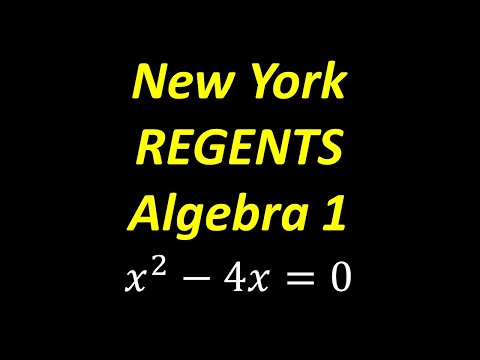 New York Regents Algebra 1 – Get Ready to Pass!