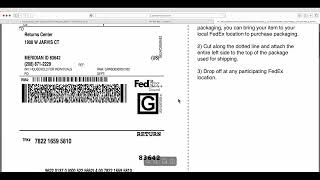 FedEx How to Create a FedEx Shipping Label