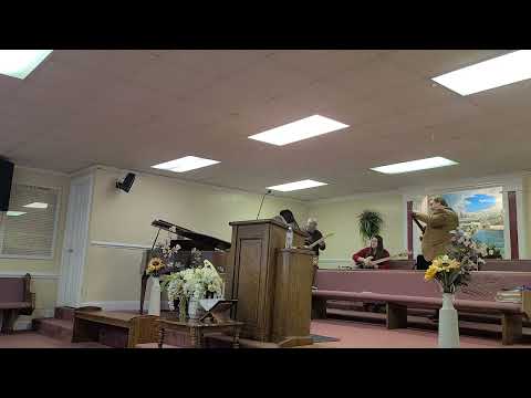 Sunday Morning 2-27-22 Evangelist Richard Dehart preaching at New Prospect #1 Baptist Church