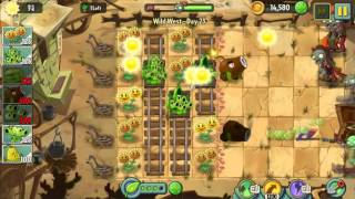 Wild West Day 23 - Plants vs Zombie 2 Walkthrough