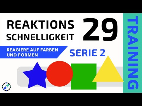 Reaktionstraining 29 - Reagiere auf MEHRERE Formen und Farben