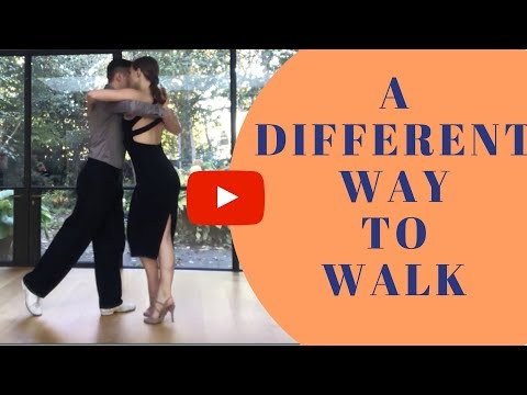 Tango Walking - Add a Sacada into your walk (Steps)