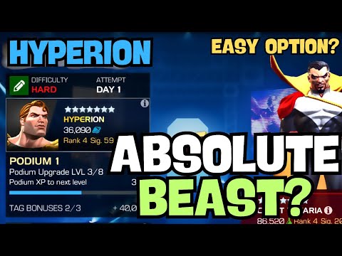 I TRIED HYPERION IN COLISEUM - MCOC