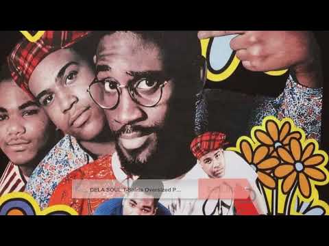 DELA SOUL T-Shirts Oversized Portrait Graphic Printed T Shirt Short Sleeves Clothing