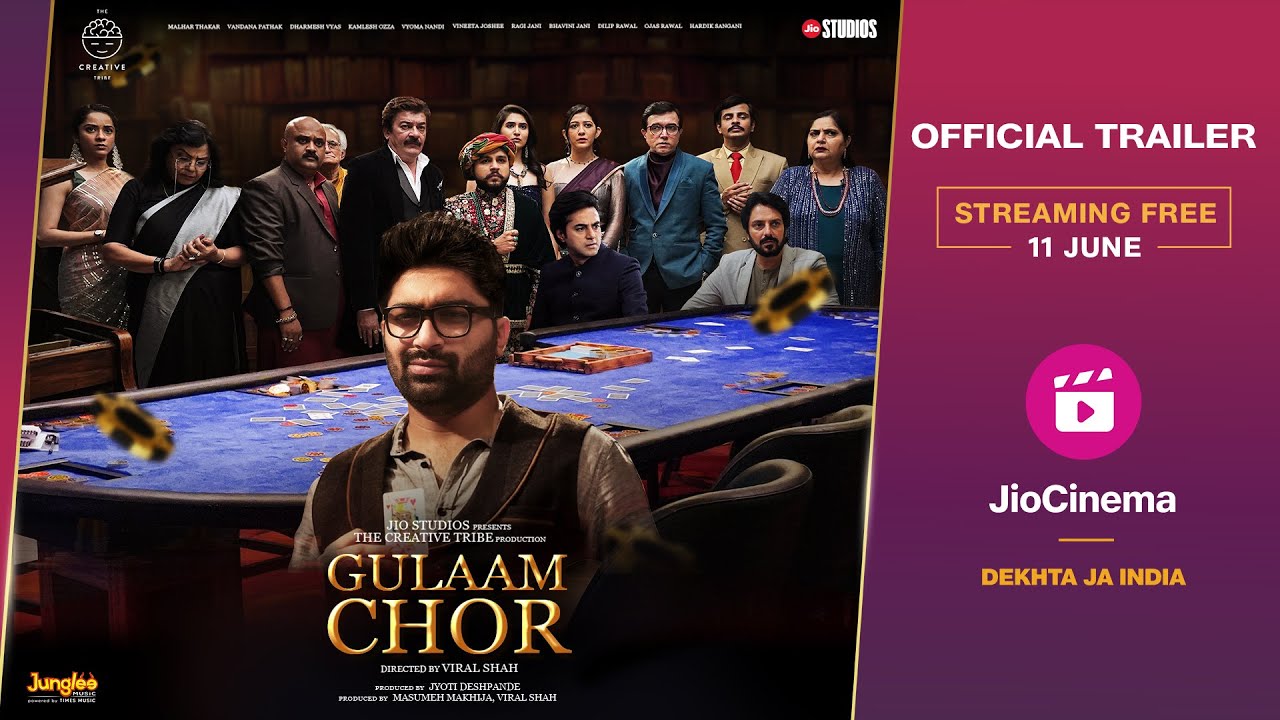 Gulaam Chor- Official Trailer | JioCinema | Malhar Thakar | Gujarati Movie | Streaming Free 11 June