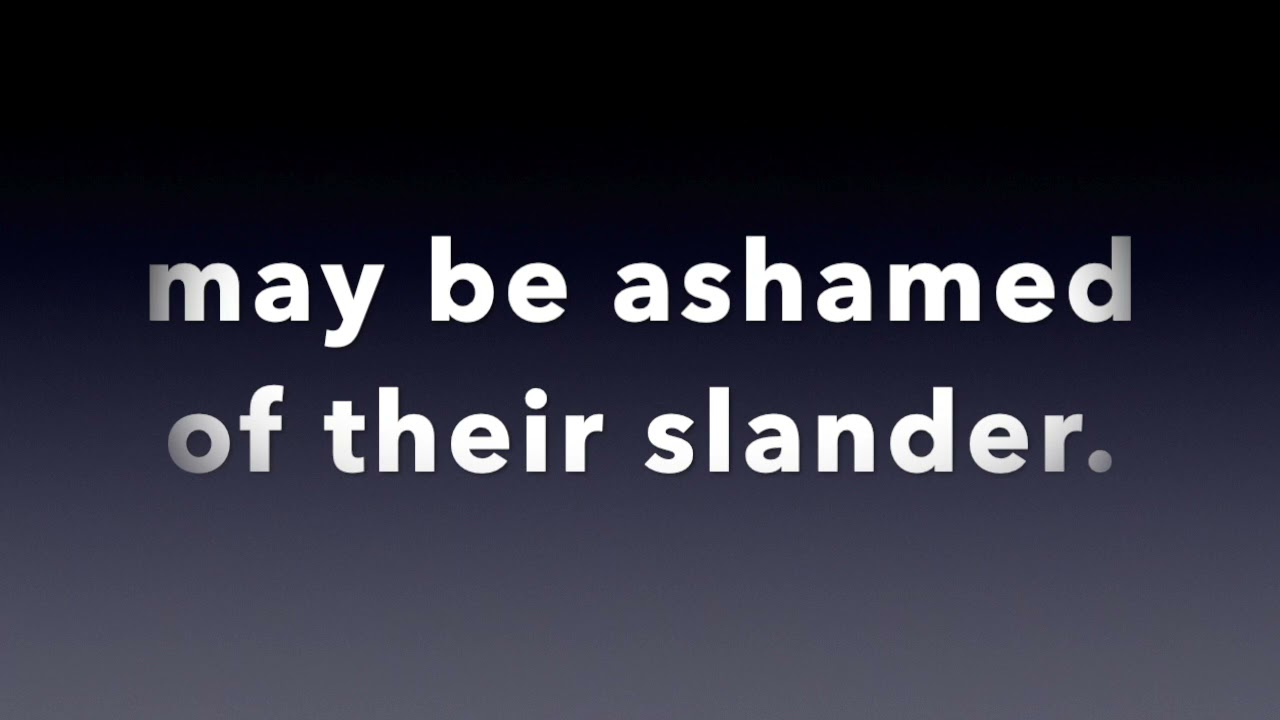 The Bible Memory Project - 1 Peter 3:15-16