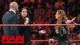 RAW: Lynch FUERA de WrestleMania; McMahon coloca a Flair en su lugar (VIDEOS)
