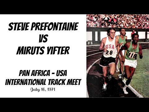 1971 Pan Africa - USA International Meet (5,000 meters) PRE vs YIFTER