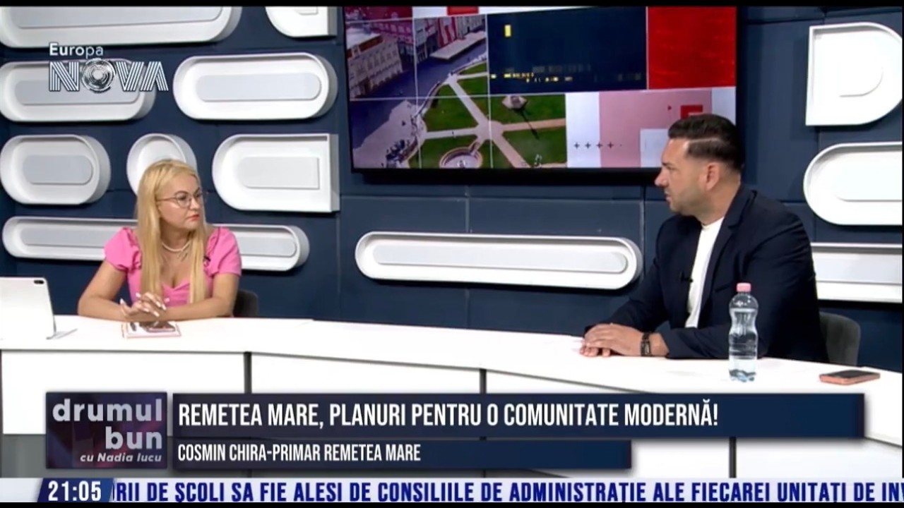 VIDEO (integral) emisiune Drumul Bun cu NADIA IUCU. Invitat: Cosmin Chira, primarul comunei Remetea Mare