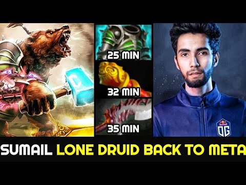 SUMAIL back to Meta with forgotten hero Lone Druid 7.26 Dota 2