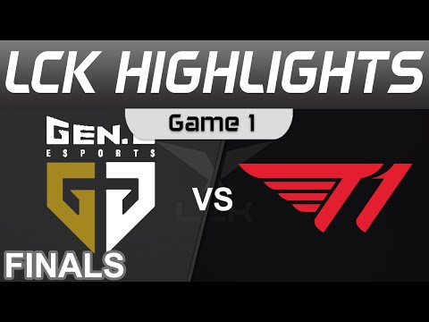 GEN vs T1 Highlights Game 1 Finals LCK Summer Playoffs 2022 Gen G vs T1 by Onivia