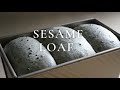 Black Sesame Loaf Fluffy Japanese Style Toast