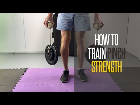 Crush the rock with pinch grip training