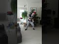 Dancing Christmas guy attacked by his cat