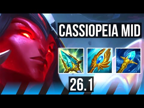 CASSIOPEIA vs IRELIA (MID) | EUW Master | 26.1