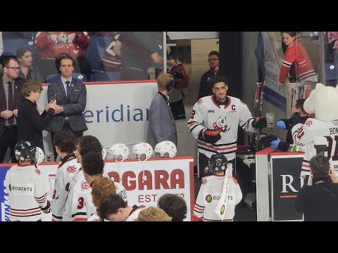 2022-2023 Niagara IceDogs Home Opener Player Introductions