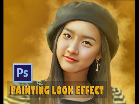 Smudge Painted Look Photo Effects Photoshop Tutorial Processing