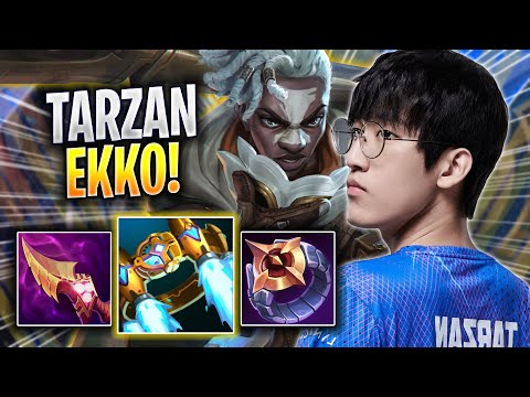 TARZAN IS A MONSTER WITH EKKO! - LNG Tarzan Plays Ekko JUNGLE vs Viego! | Season 2023