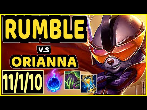 MARIN (RUMBLE) vs ORIANNA - 11/1/10 KDA TOP GAMEPLAY - KR Ranked GRANDMASTER