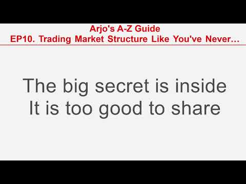 Arjo's A-Z Guide - Trading Market Structure Like You’ve Never Seen Before EP10