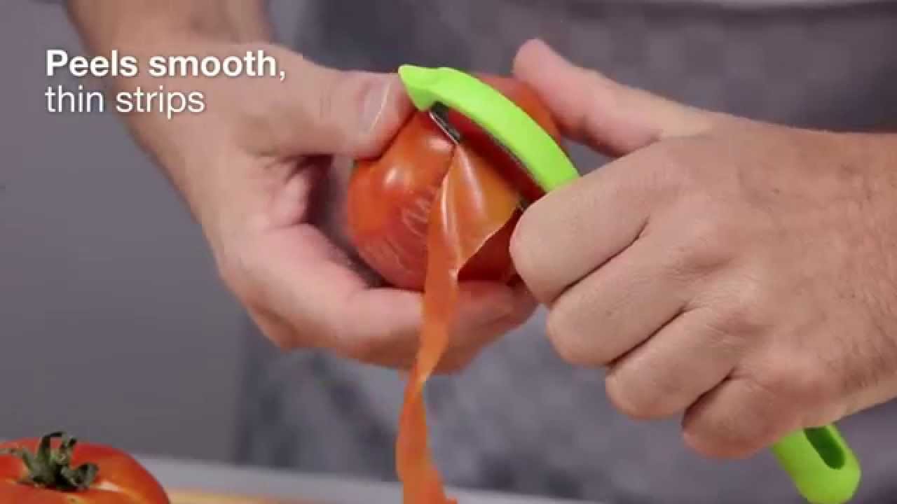 Kuhn Rikon Pelatrice seghettato Girevole Rosso Kuhn Rikon Pelatrice seghettato Girevole Rosso