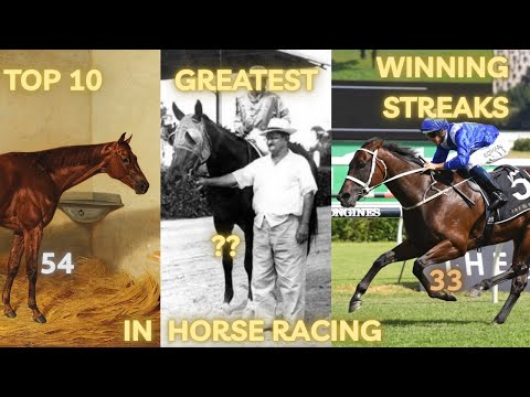 Top 10 Greatest Winning Streaks In Horse Racing (Black Caviar, Winx, Camarero, Kincsem)