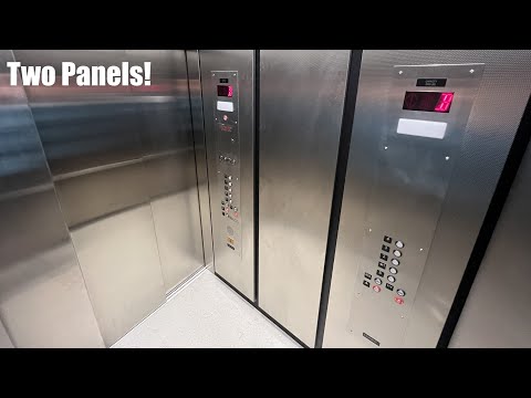 Weird Panel Layout! Modernized Hydraulic Elevator at Crow Hall - WU - St. Louis, MO