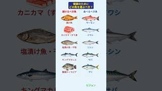 おすすめの魚 vs 避けるべき魚：健康のため