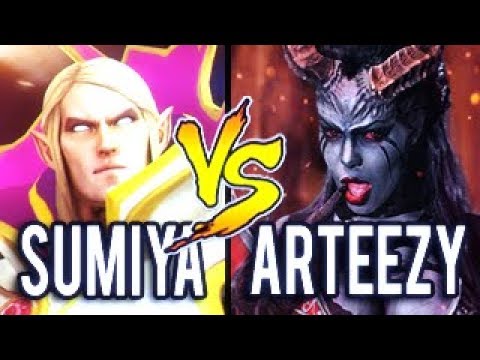 MUST WATCH SumiYa Invoker vs Arteezy QoP MID FIRST TIME EVER In Dota 2 History