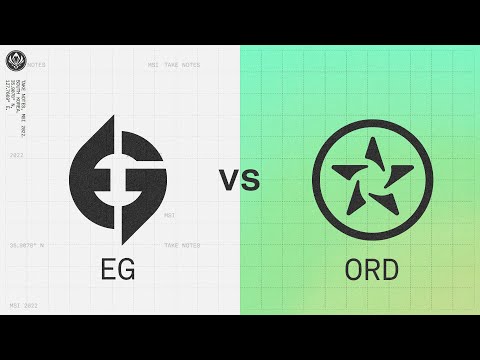 EG vs ORD | 2022 MSI Groups Day 5 | Evil Geniuses vs. ORDER