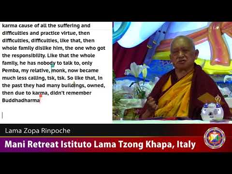 20171104 1630 LZR ILTK Italy - Karma. Lamrim. Transmission of Bodhisattva’s Jewel Garland.