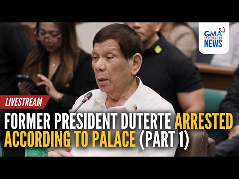 LIVE: Former Pres. Duterte arrested according to Palace (Mar. 11, 2025) | GMA Integrated News