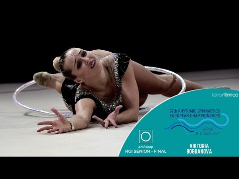 Viktoria Bogdanova (aro / hoop) - Final Individual European Championship Varna 2021