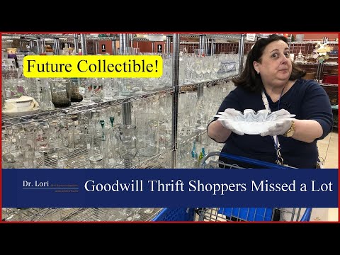 Future Collectible! Murano Style Glass, Noritake, St. Regis, Redware, more - Thrift with Me Dr. Lori