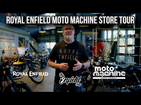 The Enfield Guy Explores Moto Machine: Sydney's Ultimate Royal Enfield Experience!