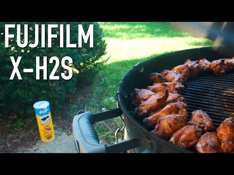 Grilling Wings on @GrillwithWeber using Fujifilm x-H2S and F-Log 2