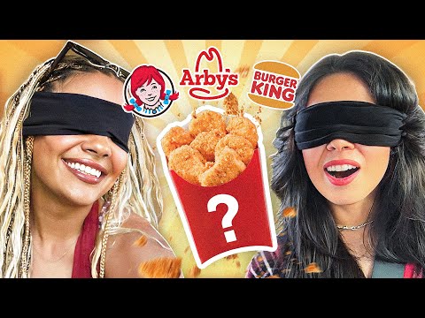 Blindfolded Fast Food Challenge with Surprise Chicken Nuggets