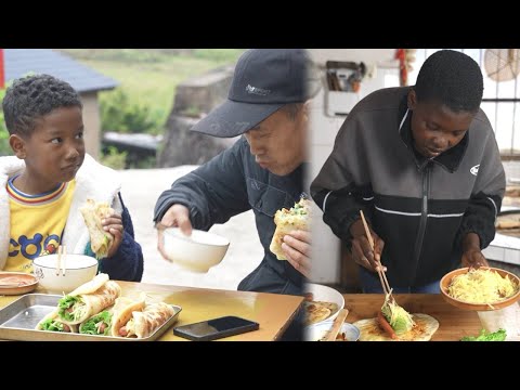 Cooking from scratch is how we pour our heavy love into our son